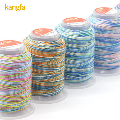 30g 15plies spun polyester thread for High Tenacity Rainbow Weaving Crafts from Supply (Fiocco di poliestere spinto in 15plies per artigianato di tessitura arcobaleno ad alta tenacia)