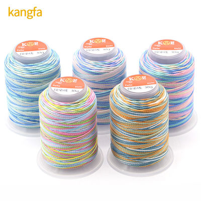 30g 15plies spun polyester thread for High Tenacity Rainbow Weaving Crafts from Supply (Fiocco di poliestere spinto in 15plies per artigianato di tessitura arcobaleno ad alta tenacia)
