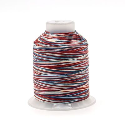 Fornitura Filato di poliestere multicolore 15 strati 172m lunghezza/cone per artigianato di tessitura arcobaleno