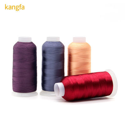 120g 5000y 2ply Kangfa 120d/2 Rayon thread per ricamo computerizzato 2ply Yarn Count