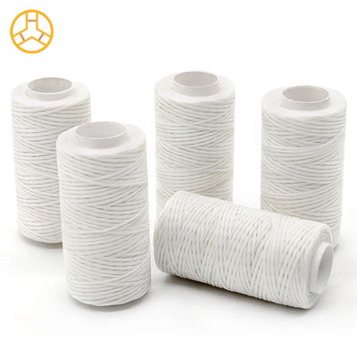 100% poliestere 50m 210D/16 cuoio cucito a mano filato a cera piatta Cartone 54*28.5*25cm