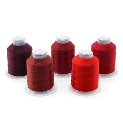 Coni di plastica 1250M Lunghezza filo di nylon per scarpe 210D cuoio da cucito