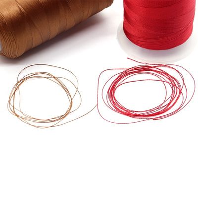 115G 210D/3 100g 1200m Filato da trapunto per cucitura di cuoio Perline di nylon ad alta resistenza