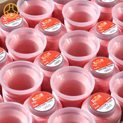 Set di piccoli coni da 40 pezzi 120D/2 filo ricamo in poliestere 1000Y e OEM/ODM accettato