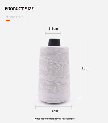 Modello Filato di cotone 20/3 bianco grezzo vetrato per filato volante di aquilone 500 g/cone
