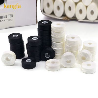 Filtro di ricamo a bobina pre-rivolto in cono di plastica Kangfa per ricami particolari 75D/2