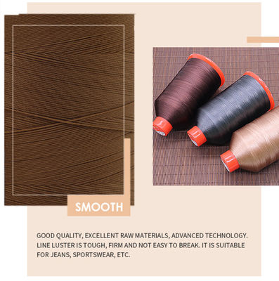 240 colori filo di nylon legato a gas Tex 135 1500 m/cone per applicazioni pesanti