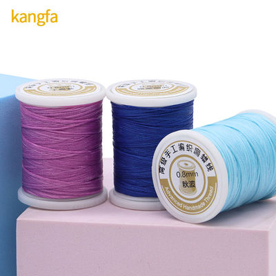 Poliestere/ Kangfa cera 150d filo da cucire 0,8 mm 50 metri personalizzato per cucire a mano