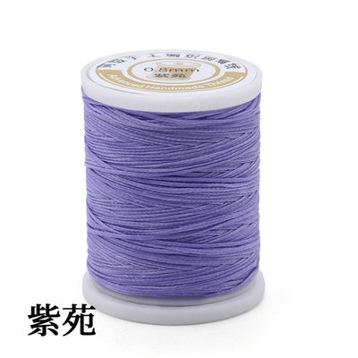 Poliestere/ Kangfa cera 150d filo da cucire 0,8 mm 50 metri personalizzato per cucire a mano