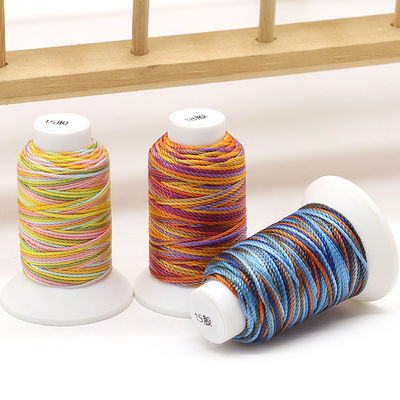 1.0mm MERCERIZZED Colorato corda intrecciata Fabbricazione a mano Braccialetti di amicizia