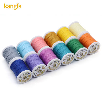 Flat Waxed Sewing Thread For Leather Stitching 0,8 mm 50 metri Wax Thread 12color per set