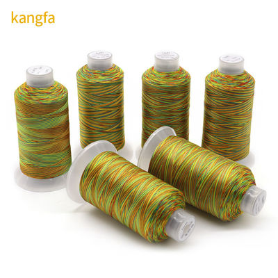 T45 Personalizzato Multicolore 150D/3 250g High Tenacity Polyester Bonded Thread UV Protect