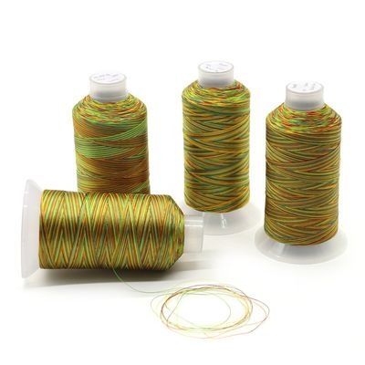 T45 Personalizzato Multicolore 150D/3 250g High Tenacity Polyester Bonded Thread UV Protect
