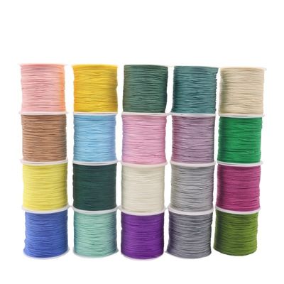 110 m o filo di giada di lunghezza personalizzata 72 cordone di perline di nylon per accessori per braccialetti
