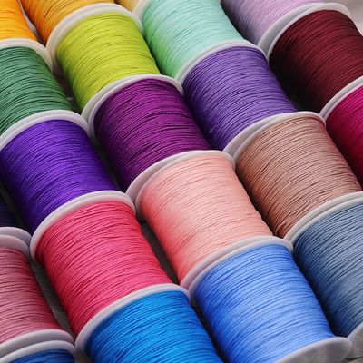 Artiglieria di perline di cordoni di nylon di giada con protezione UV e accettazione OEM / ODM