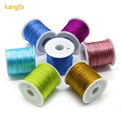 0.8/1.0/1.5/2mm filo di nastro di nylon per braccialetti intrecciati e macramé di nodo cinese