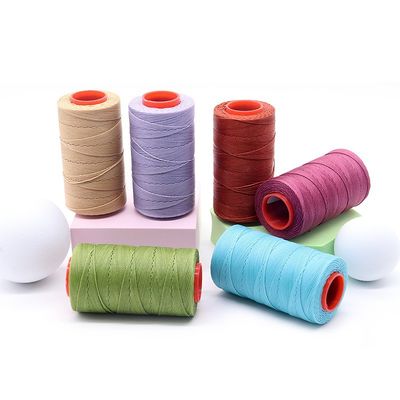 210D Cucitoria filo cerato per cuoio artigianale cordoni di cucitura a mano AWL scarpe borse riparazione