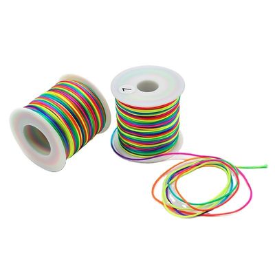 1.5mm filo di cordone di cotone cerato per artigianato braccialetto collana perla gioielleria