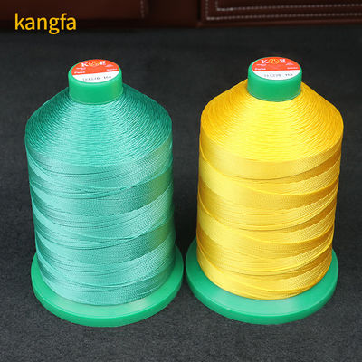 Modello multicolore Tintato 500g Alta resistenza a cucitura Filati lunghi Tex90 280D/3 Filati di nylon