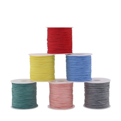 50G 100M/Spool 300M/Spool Colorato filo di nastro di nylon per il nudo cinese Macrame cord