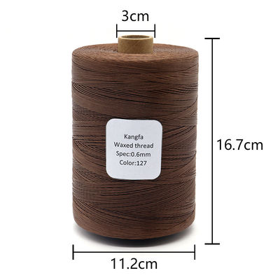 1 kg filo da cucire a cordone cerato 240 colori per cuoio 0,6 mm 0,8 mm 210dD Modello tinto