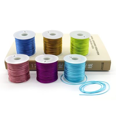 1.0mm filo di nylon 16 Ply Rat Tail Rope per tessuto Chinese Knot Bracelet Artigianato