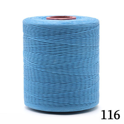 OEM ODM accettato Filato piatto intrecciato 680m lunghezza 0,8mm filo di cera intrecciato per cuoio