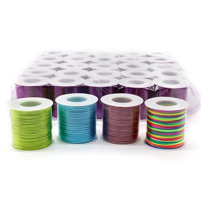 1.0mm filo di nylon 16 Ply Rat Tail Rope per tessuto Chinese Knot Bracelet Artigianato