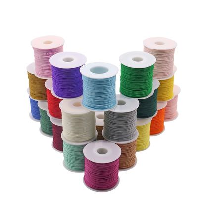 Filtro diretto di cavo di nylon da 0,8 mm per corde di perline DIY e corde di macramma a nodo cinese