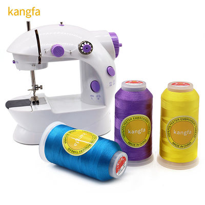 100% poliestere 120d 2 5000y filo di ricamo per la linea di produzione della macchina da crochet