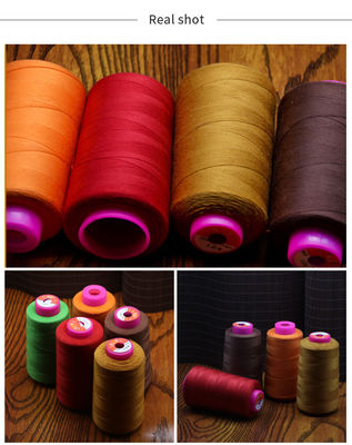 1100 colori 100% filato di poliestere spunto filo da cucire resistente alle alte temperature