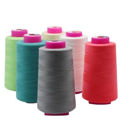 Basso MOQ 40/2 Spun 100% filo di cucitura in poliestere per utensili per cuciture a macchina