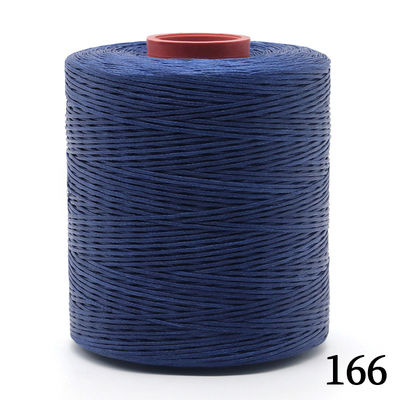 Filato di poliestere con cera per cucitura di cuoio appiccicoso 100% poliestere 1 mm 0,8 mm 210d