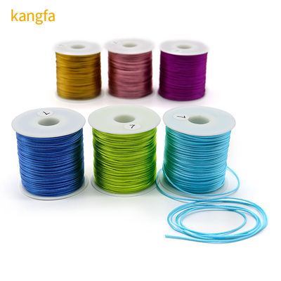 Satin di nylon colorato per il nodo cinese di seta Macrame Cord 100m o lunghezza personalizzata