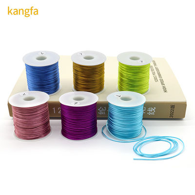 Satin di nylon colorato per il nodo cinese di seta Macrame Cord 100m o lunghezza personalizzata