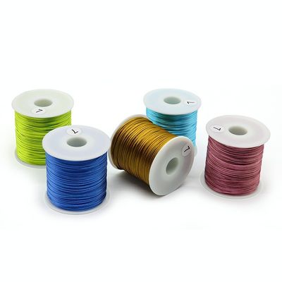0.8mm filo di cordone di nylon protetto UV per la treccatura di braccialetti di macrame di nodo cinese