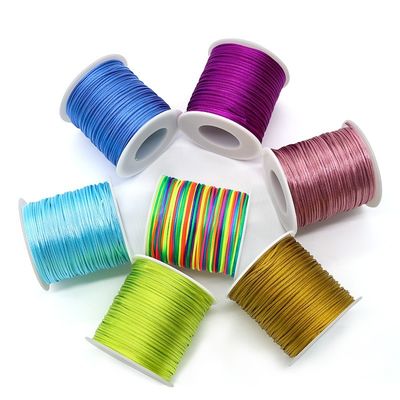 0.8mm filo di cordone di nylon protetto UV per la treccatura di braccialetti di macrame di nodo cinese