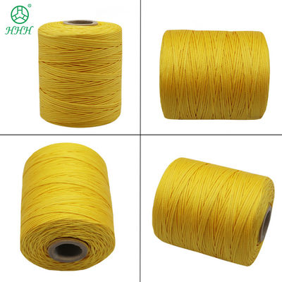 240 colori Boho Customized Polyester Wax Bonded Braided Thread 1,0 mm per cucitura in pelle