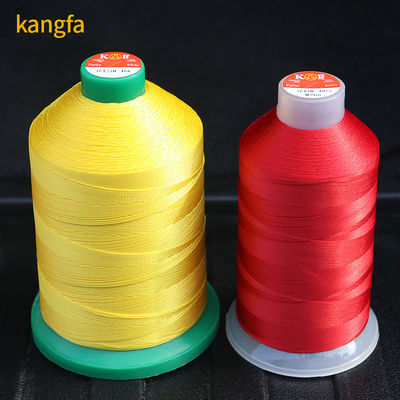 Materiale conico filo di cucitura in plastica Tex45 120D/3 filo di nylon per alta resistenza
