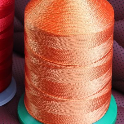 Materiale conico filo di cucitura in plastica Tex45 120D/3 filo di nylon per alta resistenza