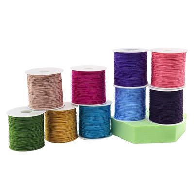 120m 0,8mm filo di seta di giada Nylon Chinese Knot Line per la produzione di gioielli e perline