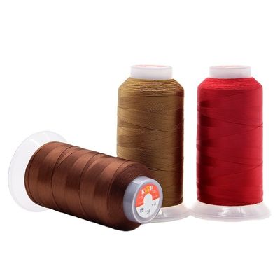 0.15mm Filato di cucitura in poliestere resistente per cuoio/cowboy 1200 metri Filato forte