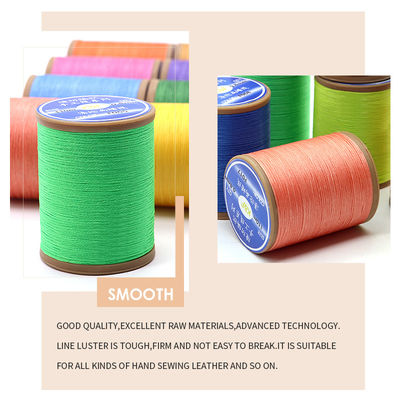 Filtro di cera piatta a rotolo piccolo per cucitura manuale di cuoio 210D Filamento filato vendita