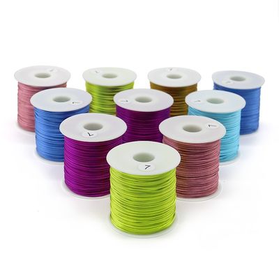 80m Nodo cinese Cord/Rope/Thread colore singolo o colore arcobaleno per collare del braccialetto