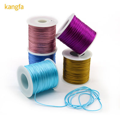 80m Nodo cinese Cord/Rope/Thread colore singolo o colore arcobaleno per collare del braccialetto
