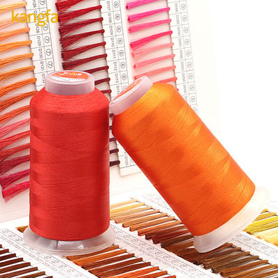 Filato di ricamo a macchina 100G Peso netto 4000y Lunghezza 120d/2 100% poliestere Durable