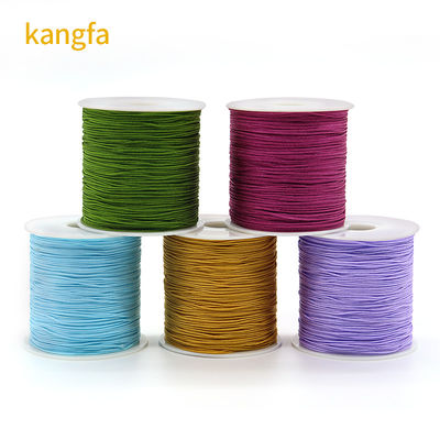Fiocco di gioielleria cordone commerciale giada filo 0,8 mm filo di nylon cordone per braccialetti di nodo cinese