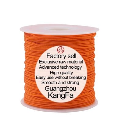 50G 100M/Spool 300M/Spool Colorato filo di nastro di nylon per il nudo cinese Macrame cord