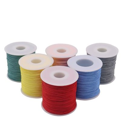 50G 100M/Spool 300M/Spool Colorato filo di nastro di nylon per il nudo cinese Macrame cord