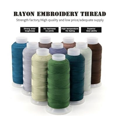 3500Y 120d/2 100% Rayon Mercerizzato Filato di ricamo per accessori di ricamo a macchina